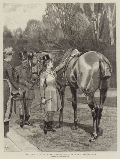 女士们应该跨骑，这是一个主要难度 作者 John Charlton